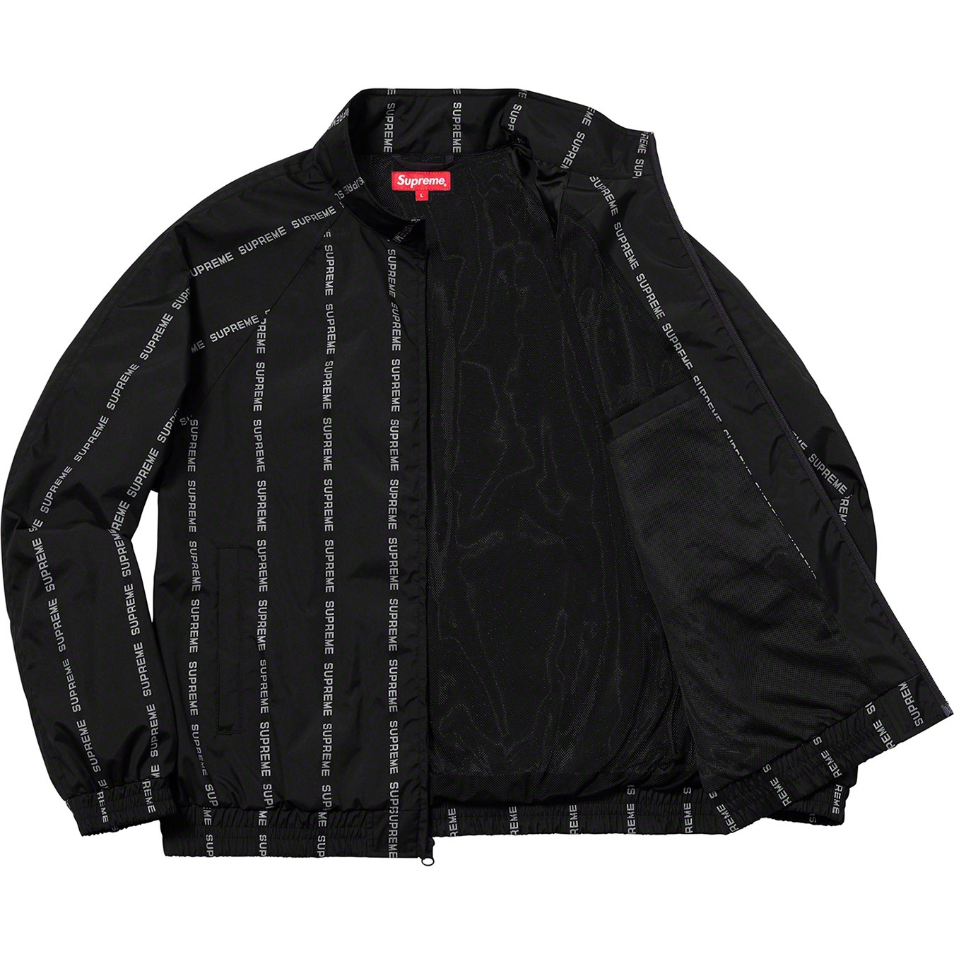 Reflective Text Track Jacket view 5
